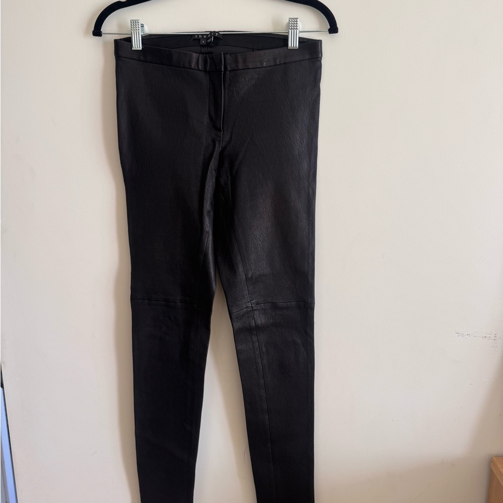 Theory Black Leggings